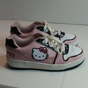 Hello Kitty Pink and Black Shoes Size 7